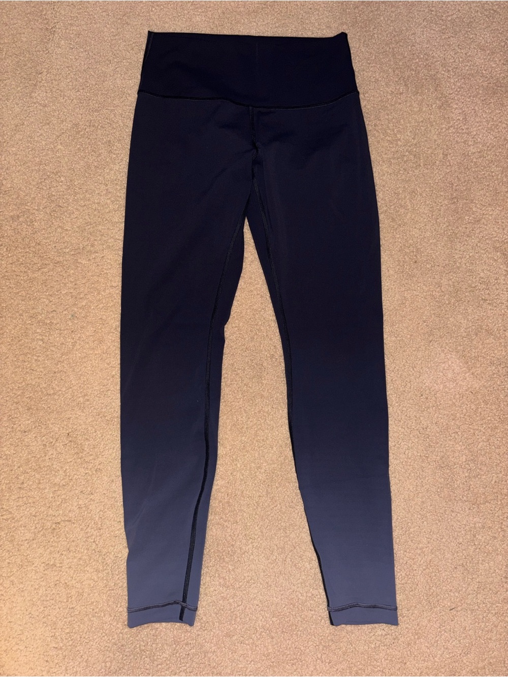 Rare Lululemon Athletica Black Ombre High-Rise Leggings